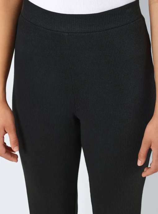 NOISY MAY High Waisted Flared Trousers Black M