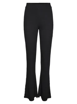 NOISY MAY High Waisted Flared Trousers Black M
