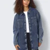NOISY MAY Long Sleeve Denim Shacket S