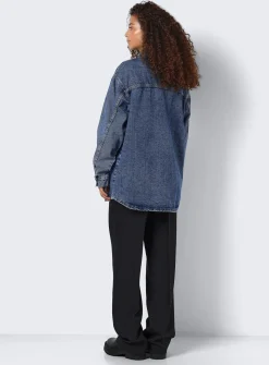 NOISY MAY Long Sleeve Denim Shacket S