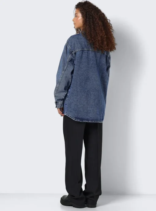 NOISY MAY Long Sleeve Denim Shacket S