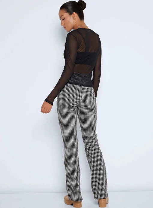 NOISY MAY Long Sleeve Mesh Top M