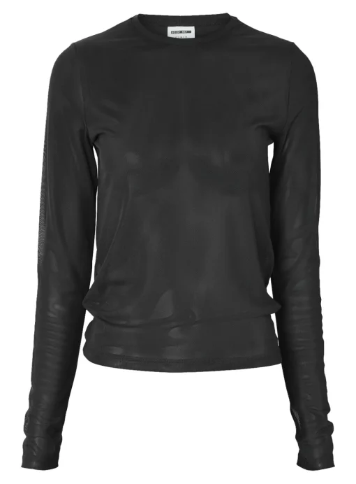 NOISY MAY Long Sleeve Mesh Top M