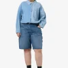 NOISY MAY Loose Fit Curve Denim Shorts 48/UK20