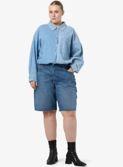 NOISY MAY Loose Fit Curve Denim Shorts 48/UK20