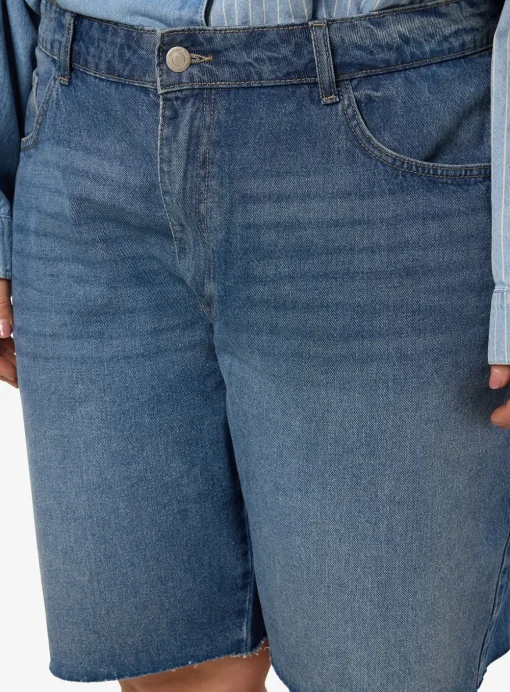 NOISY MAY Loose Fit Curve Denim Shorts 48/UK20