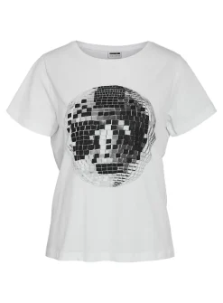 NOISY MAY Short Sleeve Printed T Shirt XS/UK6
