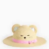 Novelty Cat Straw Sun Hat 6-9 years