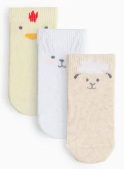 Novelty Easter Socks 3 Pack 1-6 months