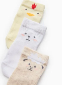 Novelty Easter Socks 3 Pack 1-6 months