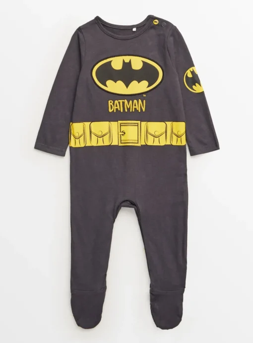 Novelty Halloween Batman Long Sleeve Sleepsuit 3-6 months