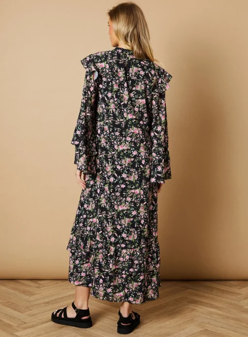 OASIS Floral Drawstring Waist Midi Dress 10