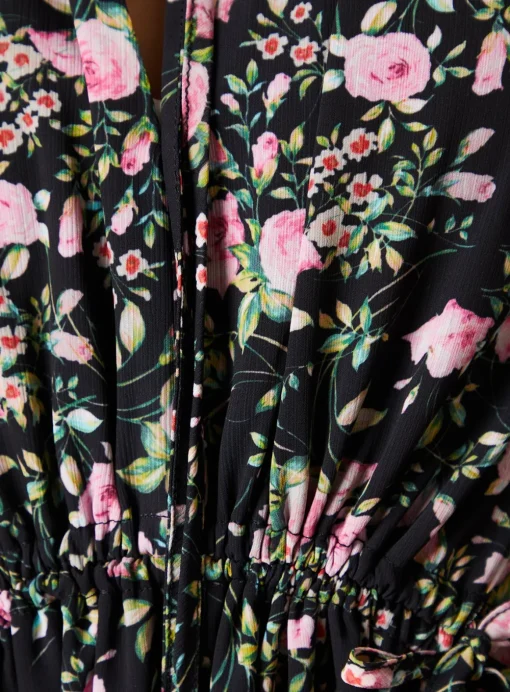 OASIS Floral Drawstring Waist Midi Dress 10