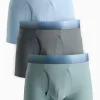 Ombre Waistband Trunks 3 Pack XL