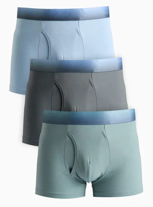Ombre Waistband Trunks 3 Pack XL