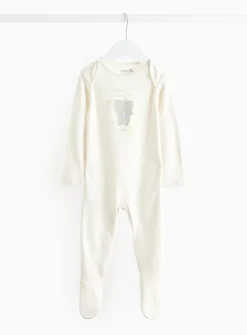 One Year Birthday Print Sleepsuit 9-12 months