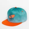 Orange & Blue Skater Flat Cap 3-5 years