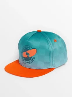 Orange & Blue Skater Flat Cap 3-5 years