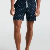ORIGINAL PENGUIN All Over Pete Print Swim Shorts Navy XL