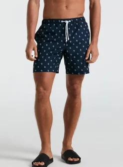 ORIGINAL PENGUIN All Over Pete Print Swim Shorts Navy XL