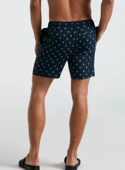 ORIGINAL PENGUIN All Over Pete Print Swim Shorts Navy XL