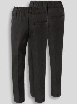 2 Pack Grey Skinny Fit Trousers - 6 years
