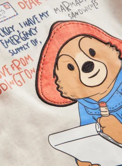Paddington Oatmeal Stamp Printed Pyjamas 1-2 years
