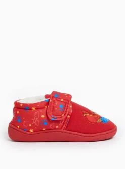 Paddington Printed Fleece Lined Cupsole Slippers 8-9 Infant