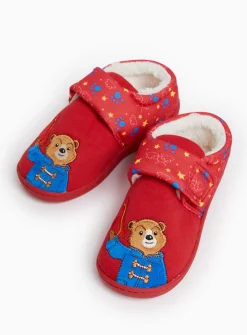 Paddington Printed Fleece Lined Cupsole Slippers 8-9 Infant