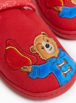 Paddington Printed Fleece Lined Cupsole Slippers 8-9 Infant