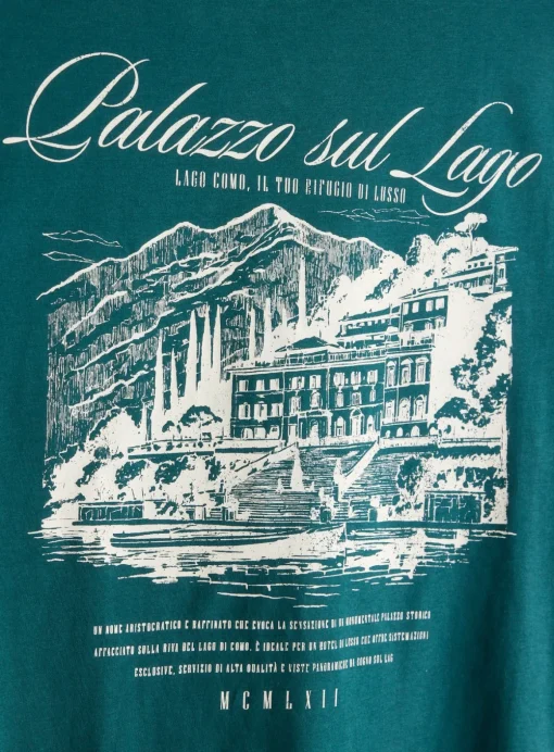 Palazzo Graphic Print T-Shirt S