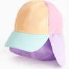 Pastel Colour Block Keppi Hat 3-5 years