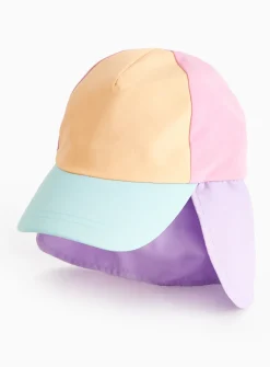 Pastel Colour Block Keppi Hat 3-5 years