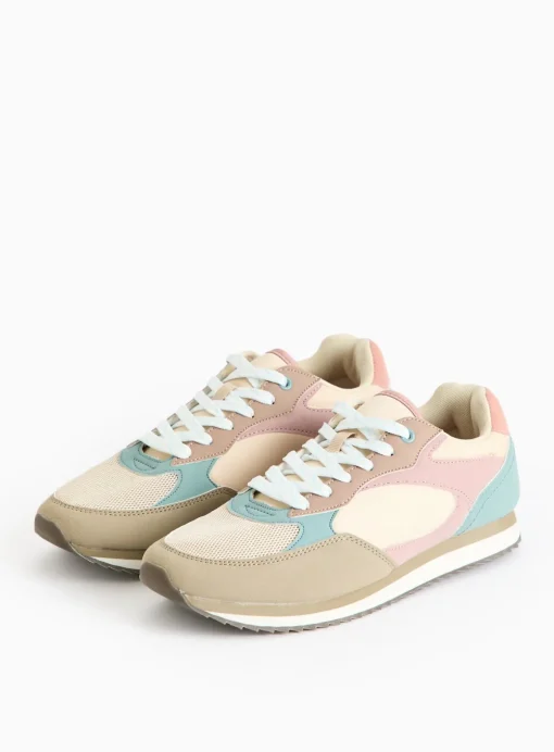 Pastel Retro Jogger Trainers 7