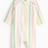 Pastel Stripe Sunsafe Swimsuit 12-18 months