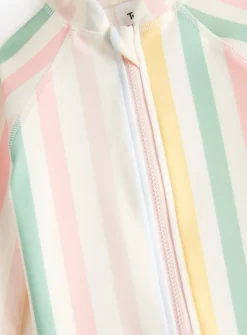 Pastel Stripe Sunsafe Swimsuit 12-18 months