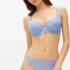 Periwinkle Lace Trim High Leg Knickers 22