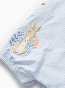 Peter Rabbit Blue Stripe Bibshorts Set Up to 3 mths