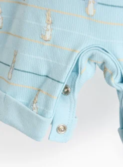 Peter Rabbit Blue Stripe Romper 3-6 months