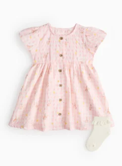 Peter Rabbit Dress & Socks Set 3-6 months
