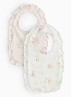 Peter Rabbit Frill Bibs 2 Pack One Size
