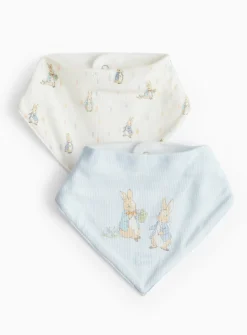 Peter Rabbit Hanky Bibs 2 Pack One Size