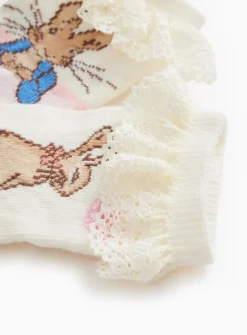 Peter Rabbit Pink Character Socks 2 Pack 12-24 months