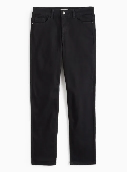 PETITE Black Straight Leg Denim Jeans 18