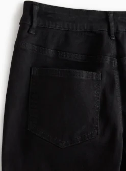 PETITE Black Straight Leg Denim Jeans 18