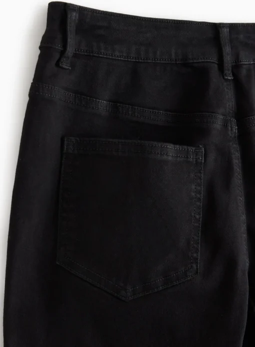 PETITE Black Straight Leg Denim Jeans 18