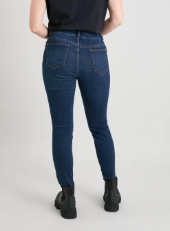 PETITE Dark Denim High Waisted Skinny Jeans 18