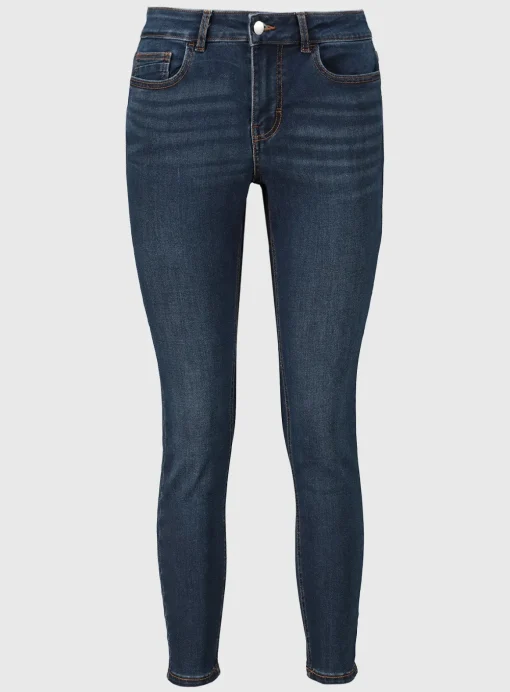 PETITE Dark Denim High Waisted Skinny Jeans 18