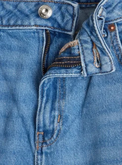 PETITE Mid Denim Barrel Leg Jeans 16