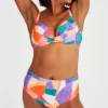 Pink Abstract Bikini Bottoms 22